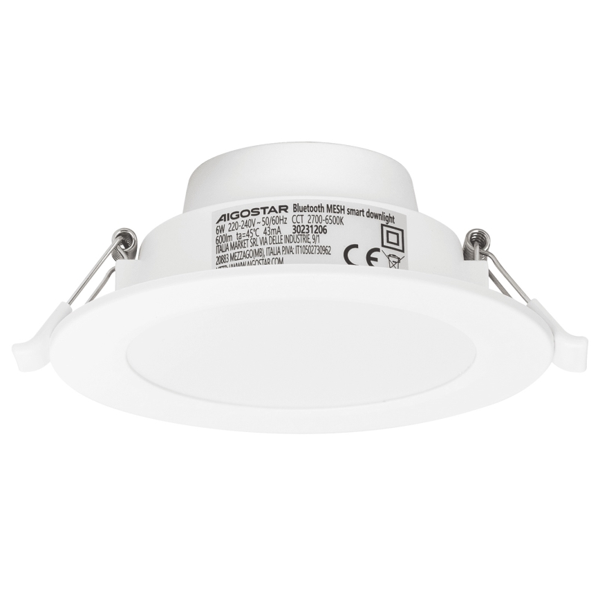 Aigostar - SETTI 3x himmennettävä LED-kattovalaisin MESH LED/6W/230V 2700K-6500K halkaisija 11,5 cm
