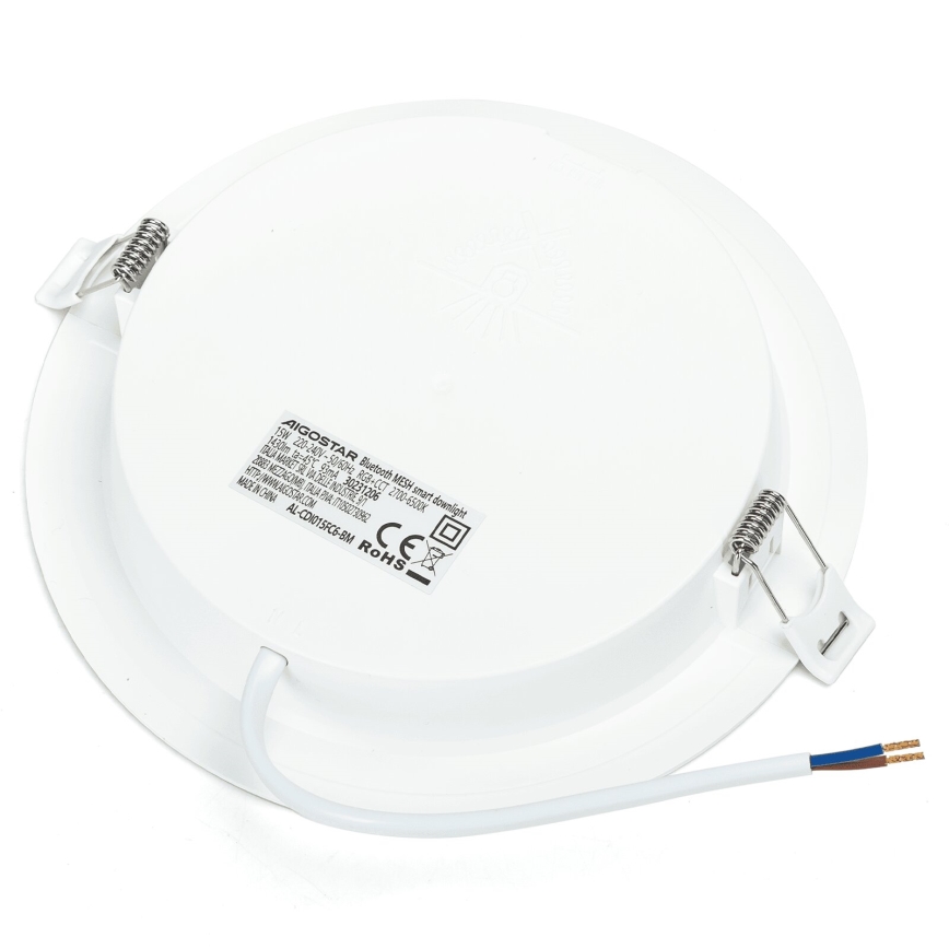 Aigostar - LED RGBW himmennettävä alasvalaisin MESH LED/15W/230V 2700-6500K halkaisija 17 cm