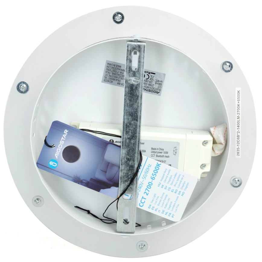 Aigostar - LED himmennettävä seinävalaisin MESH Smart LED/12W/230V 2700-6500K valkoinen