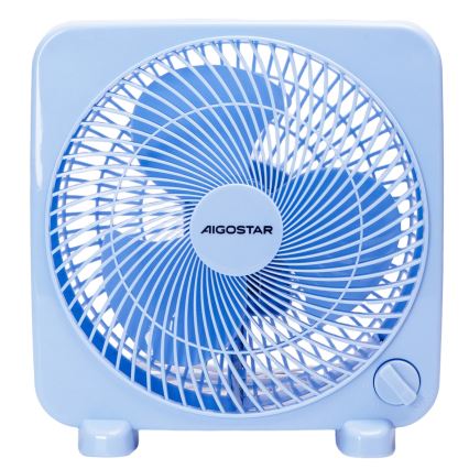 Aigostar - Pöytätuuletin 30W/230V sininen