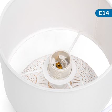 Aigostar - Pöytävalaisin 1xE14/40W/230V