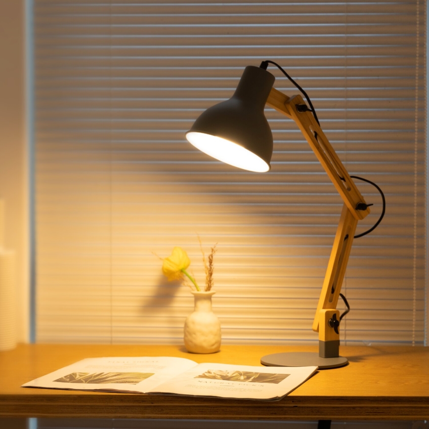 Aigostar - Pöytävalaisin 1xE27/40W/230V