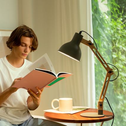 Aigostar - Pöytävalaisin 1xE27/40W/230V