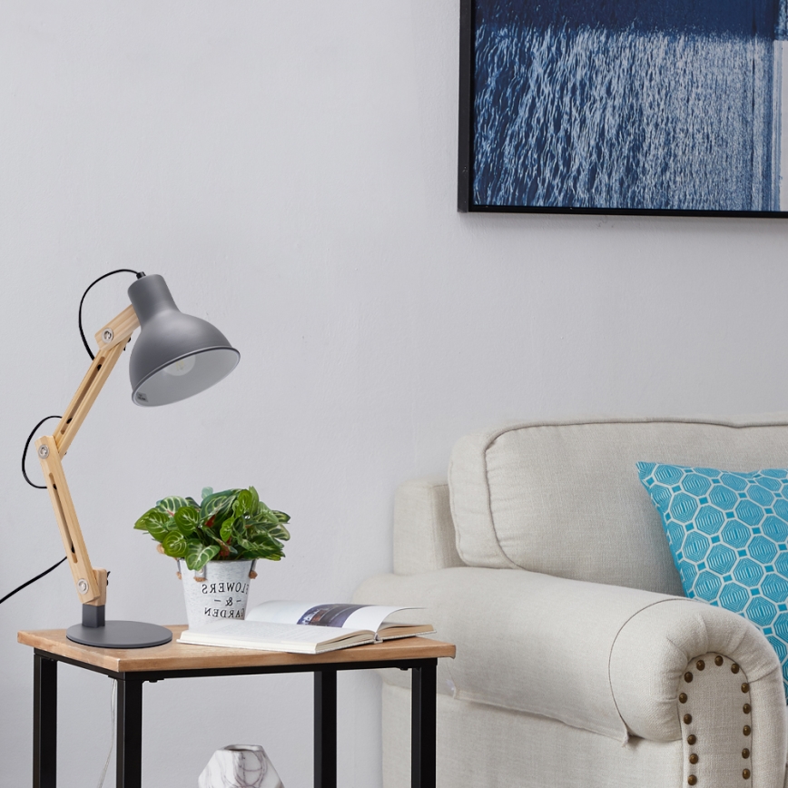 Aigostar - Pöytävalaisin 1xE27/40W/230V