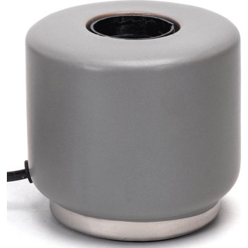 Aigostar - Pöytävalaisin 1xE27/60W/230V harmaa