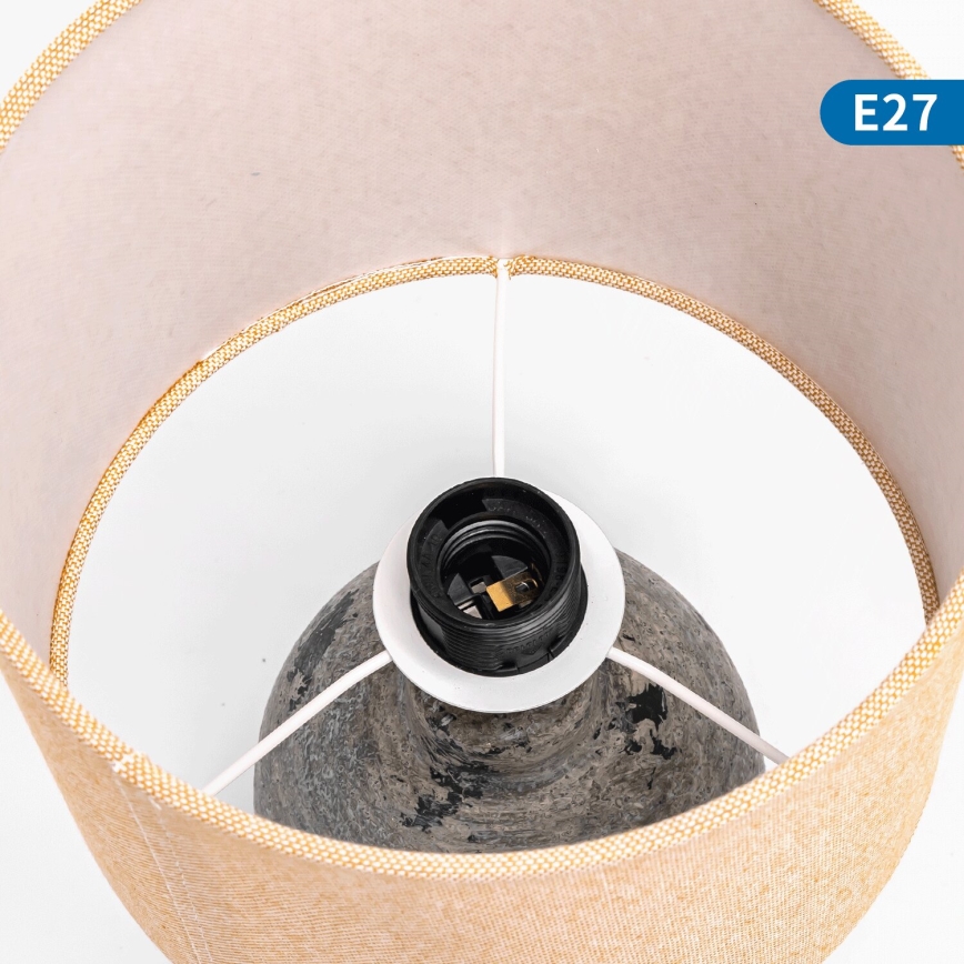 Aigostar - Pöytävalaisin 1xE27/60W/230V