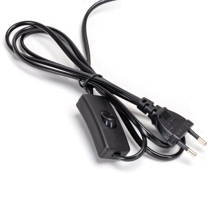 Aigostar - Pöytävalaisin 1xE27/60W/230V musta