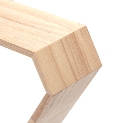 Aigostar - Puinen riippuvalaisin vaijerilla 1xE27/60W/230V mänty