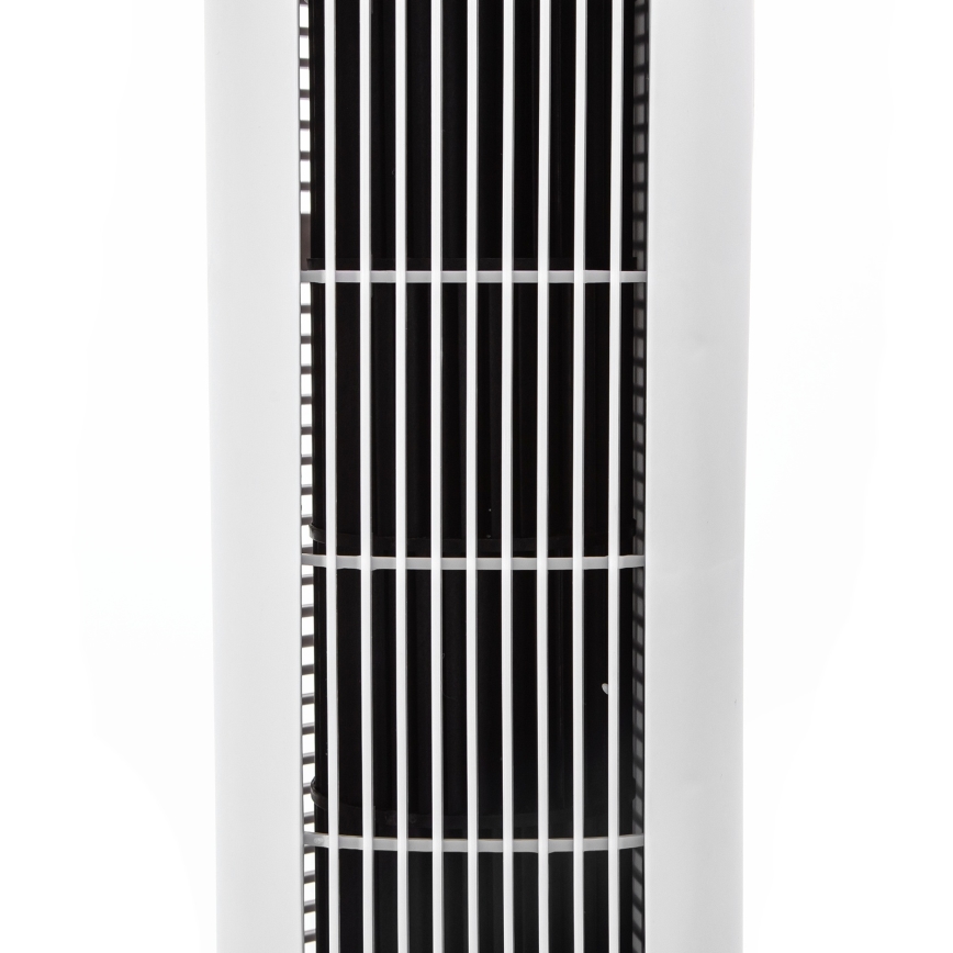 Aigostar - Pylväs tuuletin 50W/230V valkoinen + kaukosäädin