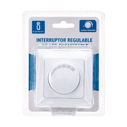 Aigostar - Pyörivä himmennin 110W/230V valkoinen