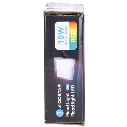 Aigostar - LED RGB-valonheitin LED/20W/230V IP65 + kaukosäädin