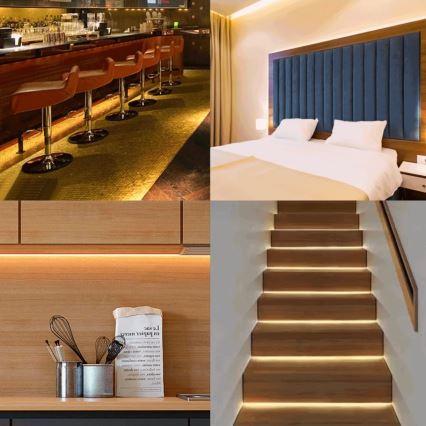 Aigostar - Himmennettävä LED-aurinkonauha LED/1,6W/3,2V 3 m 2700K IP65 1800 mAh + kaukosäädin