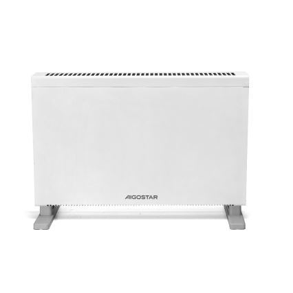 Aigostar - Sähköpatteri/konvektori LCD-näytöllä ECO/1250/2000W/230V + kaukosäädin