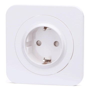 Aigostar - Seinäpistorasia kehyksellä SCHUKO 250V valkoinen