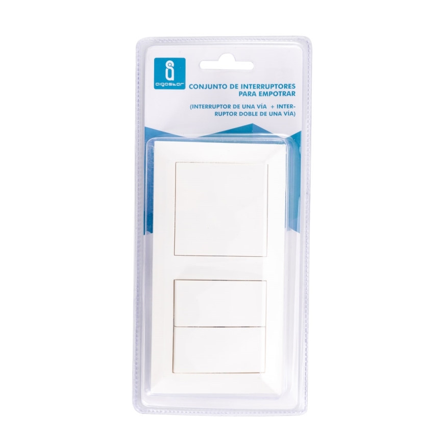 Aigostar - SET 2x Home-kytkin kehyksellä