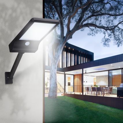 Aigostar - Setti 2x LED-aurinkokatuvalaisin anturilla LED/3W/3,7V1800 mAh IP44 3000/4000/5000K + kaukosäädin