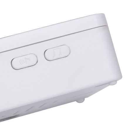 Aigostar - SETTI 2x Langaton ovikello 3xAA/12V IP44 valkoinen/musta