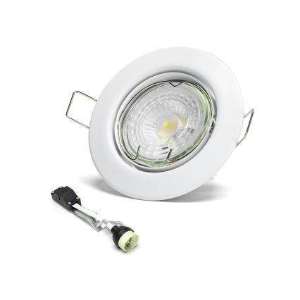 Aigostar - Setti 3 kpl LED-uppoasennettava alasvalo 1xGU10/4,5W/230V 6500K valkoinen