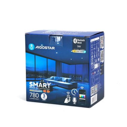 Aigostar - SETTI 3x Himmennettävä riippuva LED-kattovalaisin MESH LED/9W/230V 2700K-6500K halkaisija 14,5 cm