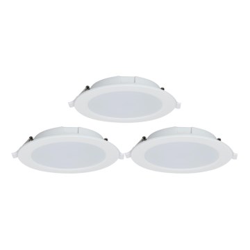 Aigostar - SETTI 3x Himmennettävä riippuva LED-kattovalaisin MESH LED/15W/230V 2700K-6500K halkaisija 17cm