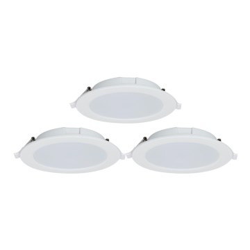 Aigostar - SETTI 3x Himmennettävä riippuva LED-kattovalaisin MESH LED/9W/230V 2700K-6500K halkaisija 14,5 cm