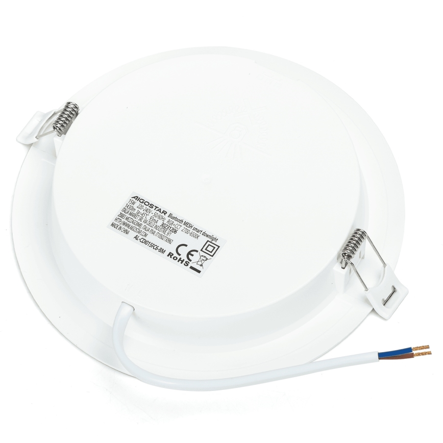 Aigostar - 3 kpl setti himmennettäviä RGBW-LED-alasvaloja MESH LED/15W/230V 2700K–6500K ø17 cm
