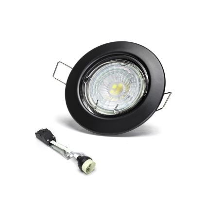 Aigostar - SETTI 3x LED upotettava alasvalaisin 1xGU10/4,5W/230V 6500K musta