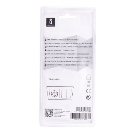 Aigostar - Talokatkaisin pistorasialla 1x16A/250V