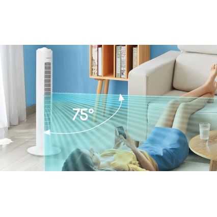 Aigostar - Tornituuletin 45W/230V valkoinen