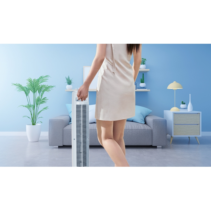 Aigostar - Tornituuletin 45W/230V valkoinen