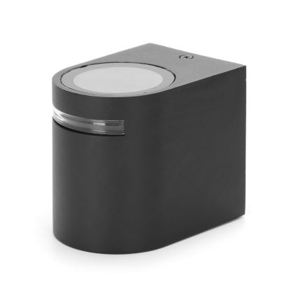 Aigostar - Ulkoseinävalaisin 1xGU10/35W/230V musta IP54