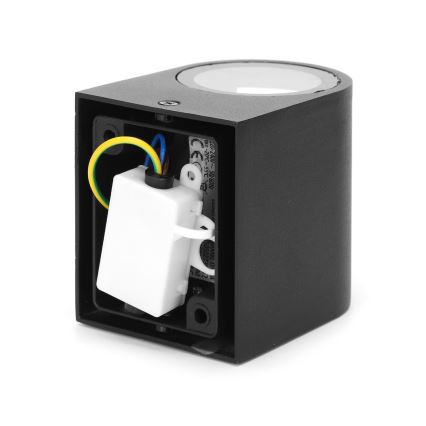 Aigostar - Ulkoseinävalaisin 1xGU10/35W/230V musta IP54