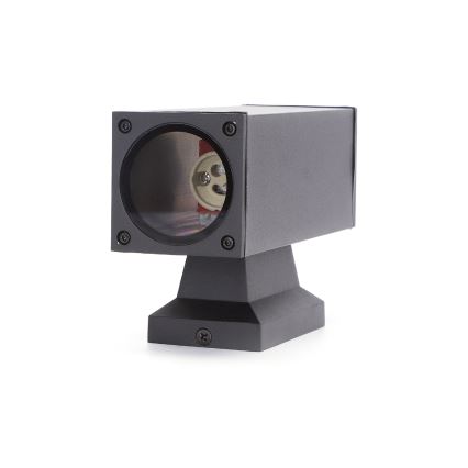 Aigostar - Ulkoseinävalaisin 2xGU10/230V IP65 musta kulmikas