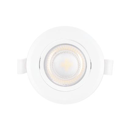 Aigostar - Upotettava LED-alasvalo, 5 W, 230 V, 3000 K, Ø 8,5 cm, valkoinen