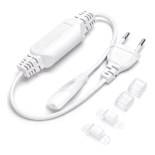 Aigostar - Virtalähde LED-nauhoille 8 mm 400W/230V valkoinen