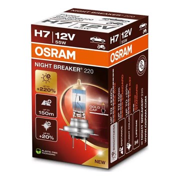 Ajovalopolttimo NIGHT BREAKER H7 PX26d/55W/12V - Osram