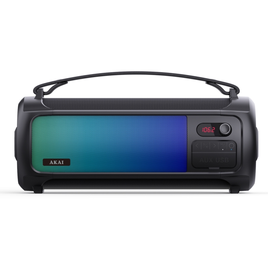 AKAI ABTS-35 - Langaton kaiutin RGB-valaistuksella 10 W / 3000 mAh