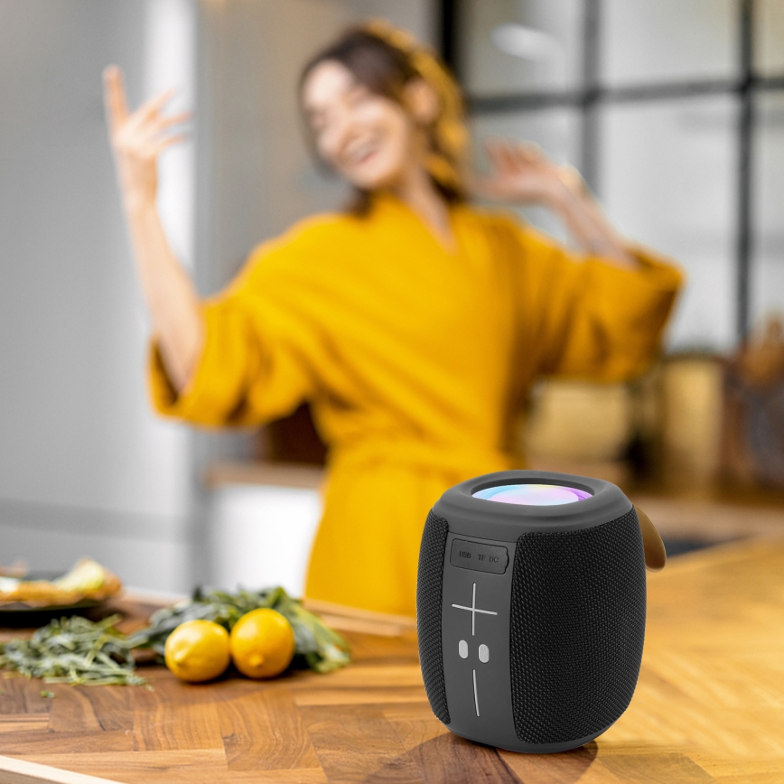 AKAI ABTS-V5 BL - Langaton kaiutin mikrofonilla 3W/1200 mAh sininen