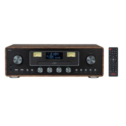 AKAI AM-100 RHAPSODY - mikrojärjestelmä CD/FM/DAB/AUX/USB/MP3, 40 W/230 V + kaukosäädin