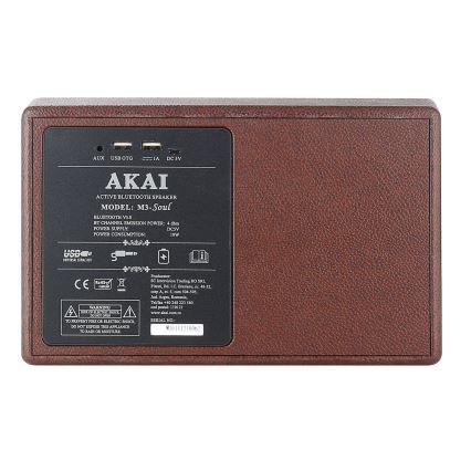 AKAI M3 SOUL COFFEE - Langaton kaiutin 20 W / 6000 mAh