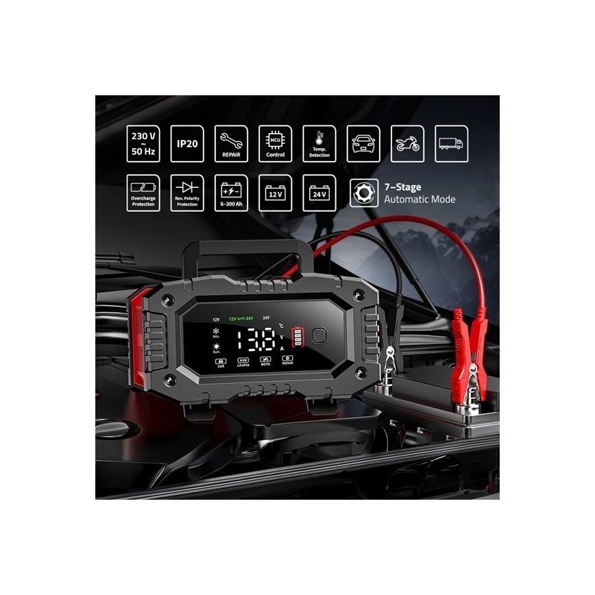 Akkulaturi 300 W/230 V