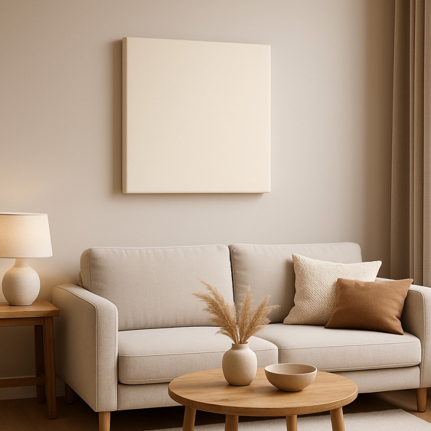 Akustinen paneeli SILENCE 58x58 cm kermanvärinen