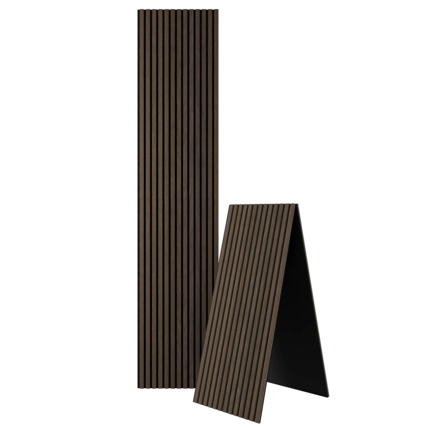 Akustinen seinäpaneeli VASALUND 240x52 cm, pähkinä