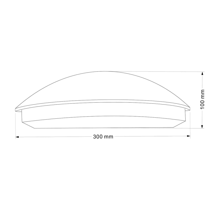 ALABAMA LED ulkoseinävalaisin 12W/230V IP54, musta