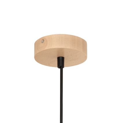 ALBA vaijeririippuvalaisin 1xE27/15W/230V, halkaisija 45 cm, musta/ruskea