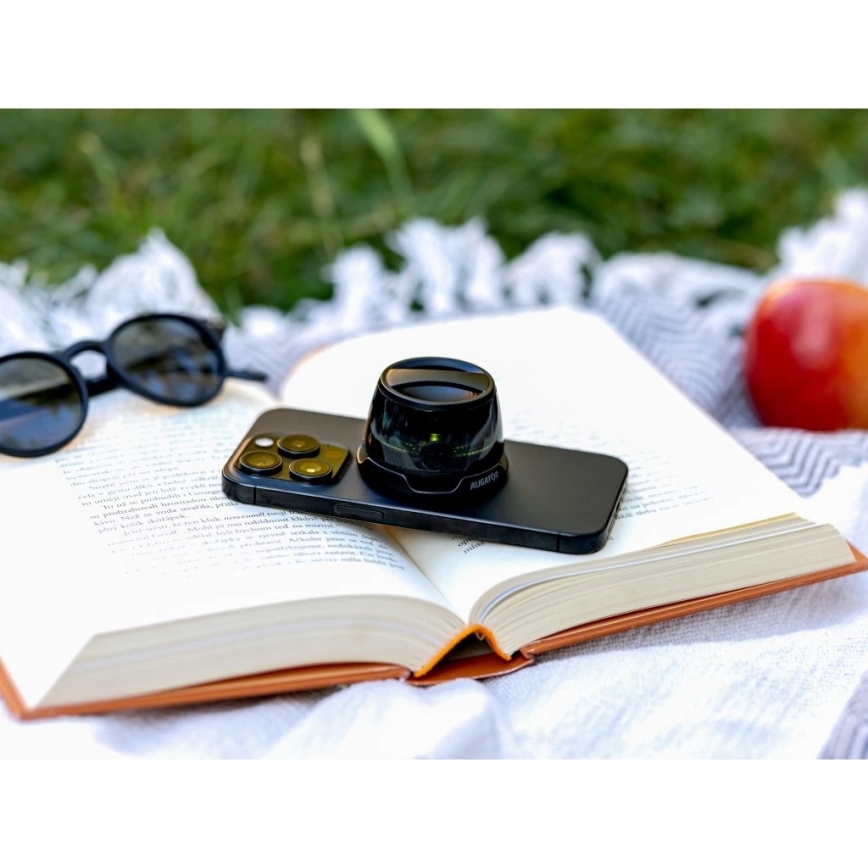 Aligator ABSMB01 - MagSafe-yhteensopiva magneettikaiutin Mini Beat, 400 mAh, musta