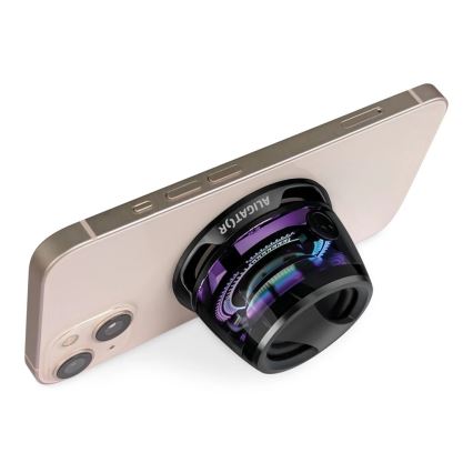 Aligator ABSMB01 - MagSafe-yhteensopiva magneettikaiutin Mini Beat, 400 mAh, musta