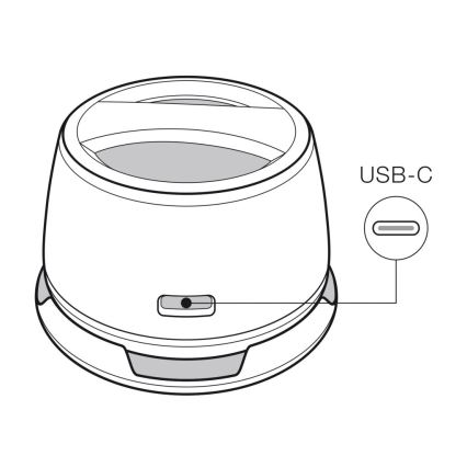 Aligator ABSMB01 - MagSafe-yhteensopiva magneettikaiutin Mini Beat, 400 mAh, musta