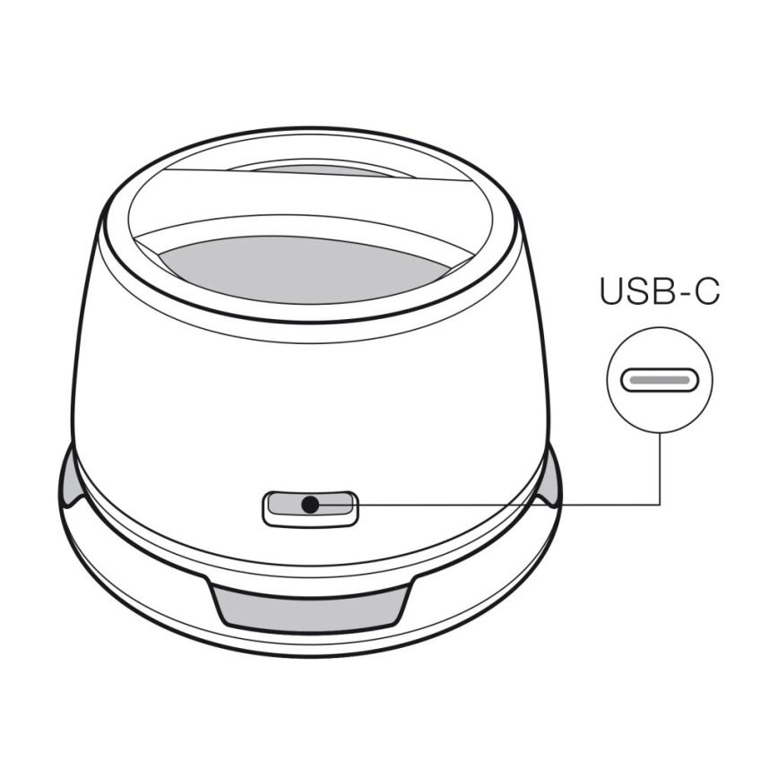 Aligator ABSMB01 - MagSafe-yhteensopiva magneettikaiutin Mini Beat, 400 mAh, musta
