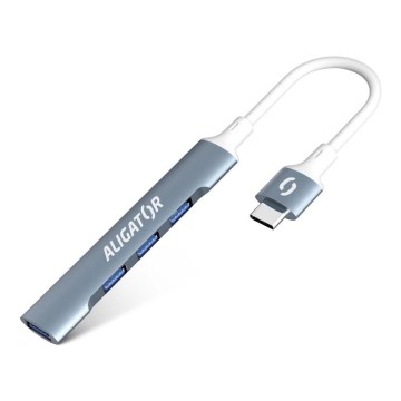 Aligator AHUB002 - USB-C-hubi 4-in-1